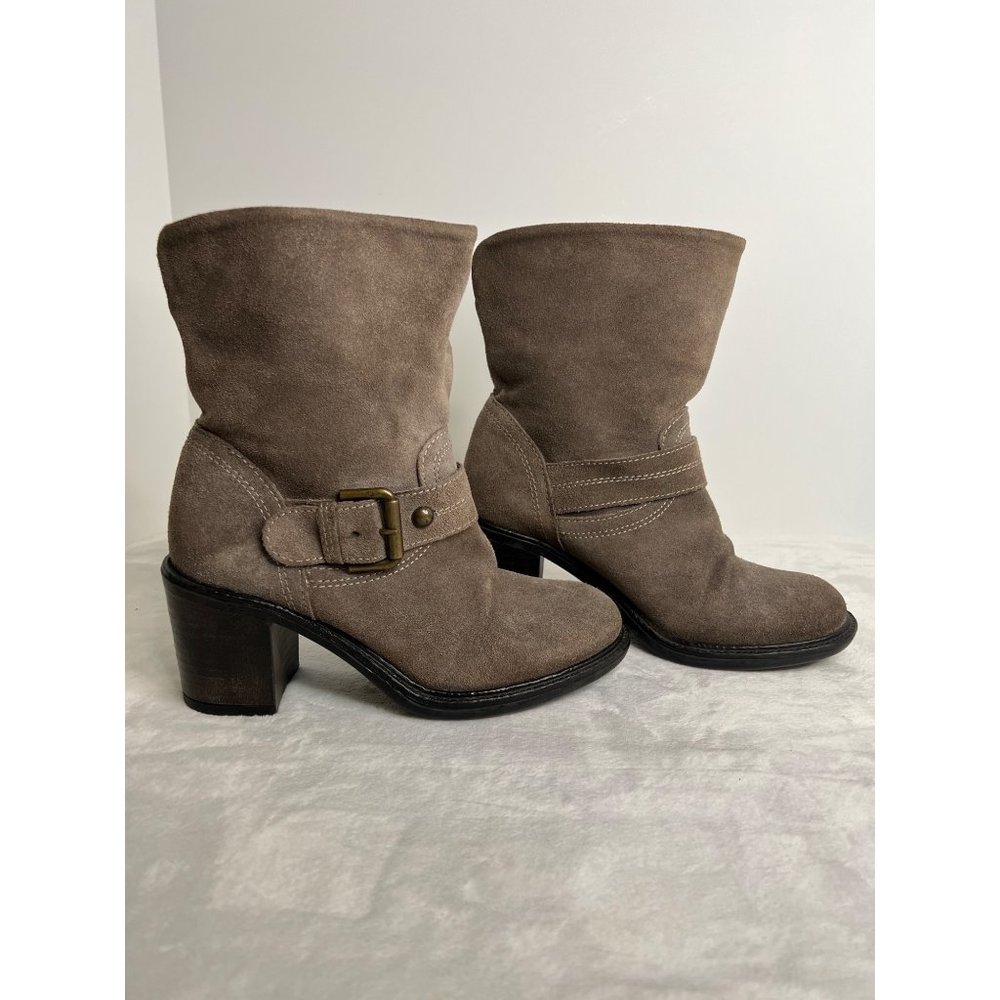 LavoraZione Artigiana Suede Boots Size 7 (37)